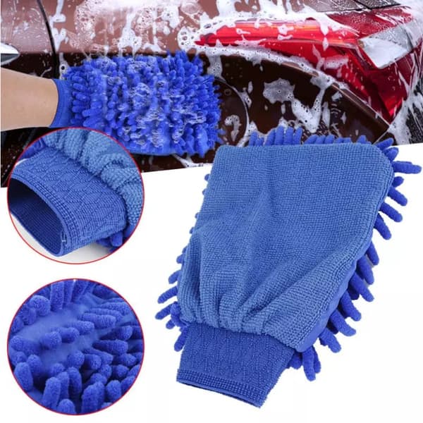 Mikrofiber Chenille Tvättvante för Biltvätt Absorberande, Chenille