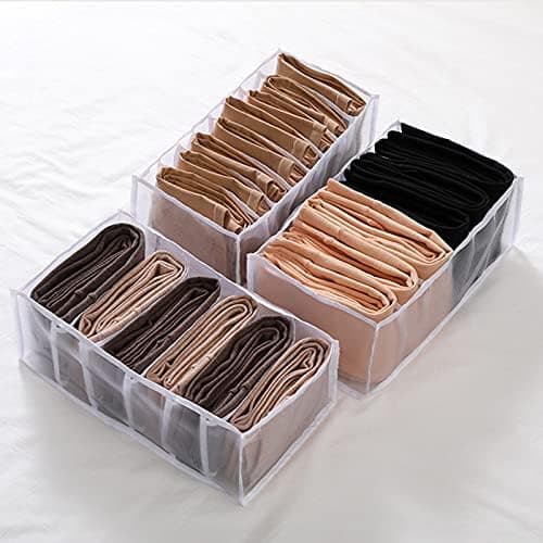 Underkläder Förvaringslåda, Multi-Grid Mesh Låda Typ Organizer Byxa