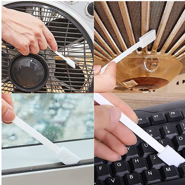 30 plastik hjørnerengøringsbørster til computertastatur