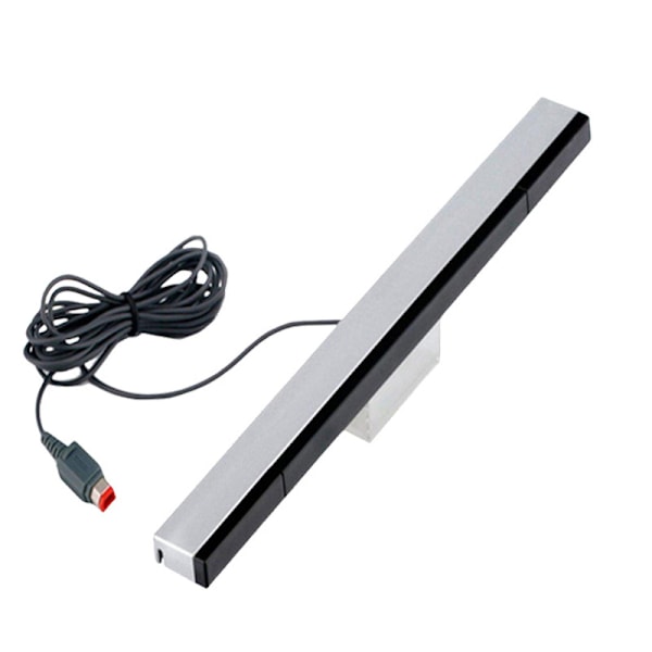 Kablet Infrarød Bevegelsessensor, Wii Konsoll Infrarød Sensor Bar for Wii-konsoller og Wii U-sensor