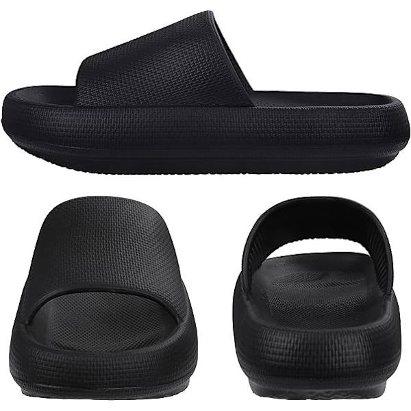 Pillow Soft Slide Sandaler til Kvinder Mænd Skridsikre Brusebadssko Bat