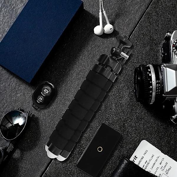 Mini mobiltelefonstativ telefonhållare, 360° rotation, för smartphone
