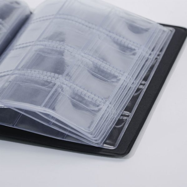 120 Lommer PVC Samlemyntoppbevaring Mynter Album Samling Bok
