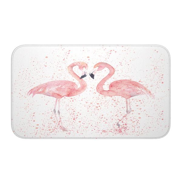 Pink Flamingo Bruseforhæng 3D Digital Tryk Vandtæt Bruseforhæng