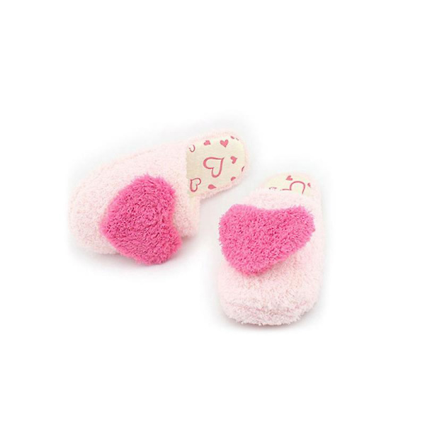 Kærlighedshjerte Bomuldsslippers Indendørs Varme Slippers Efterår Vinter Sli