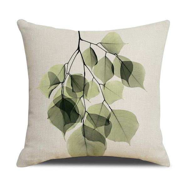Set med 6 st vackra kuddfodral 45X45cm Mjuk dekorativ soffkudde