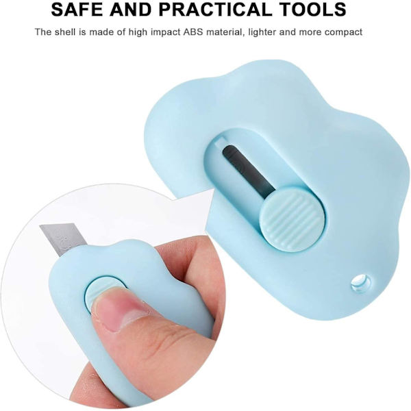 Mini Verktygsknivar Box Cutter Retraktil Brevöppnare, kartong O