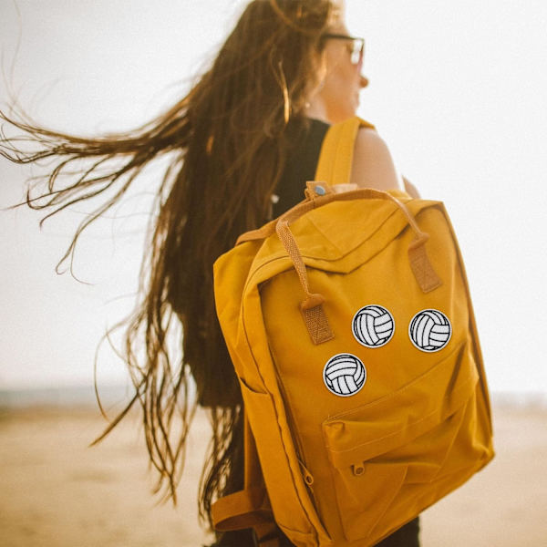 20 stk. Volleyball broderede patches strygejern og sy på applikation patches dårligt