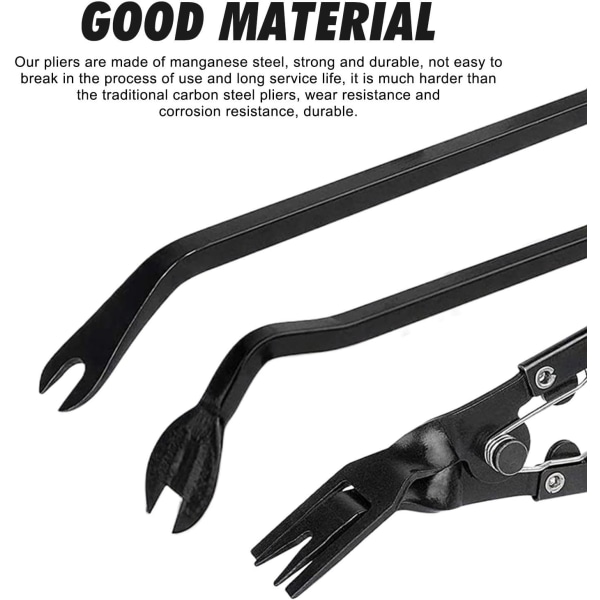Rivet Pliers Set, 3 Pack Car Clips Rivet Remover Tool Set för Riv