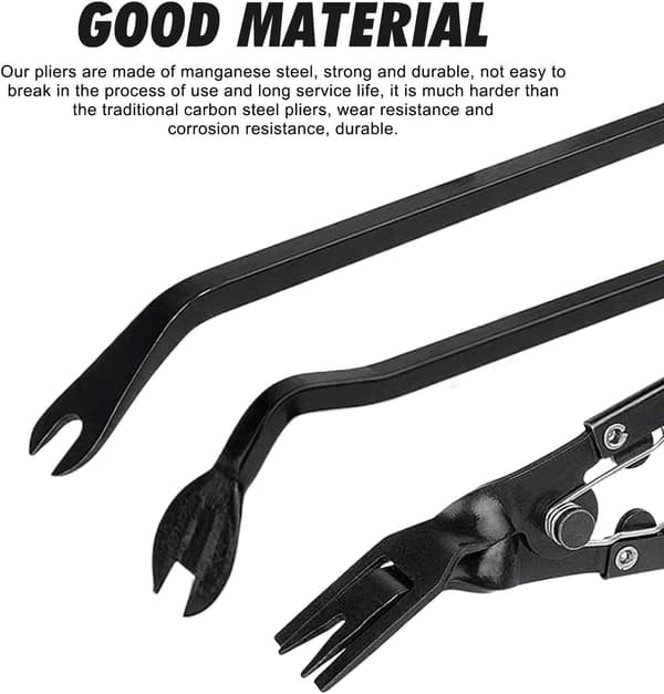 Rivet Pliers Set, 3-pak bilklips Rivet Remover Tool Set til Riv