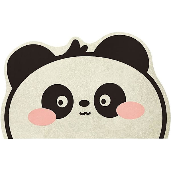15,7'' x 23,6'' Superimukykyinen matto, suloinen eläin, liukumaton matto, polyesterikylpyhuonematto, ultrapehmeä vaahtomuovimatto kylpyhuoneeseen ja keittiöön, panda