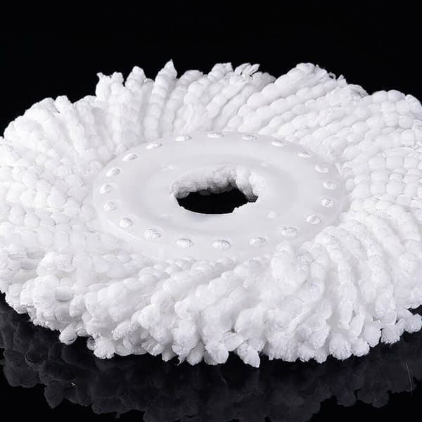3-pak moppehoder for Hurricane Spin Mop erstatningshode mikrofiber moppehode runde formede påfyll standardstørrelse
