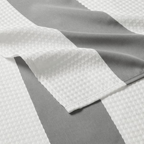 Vaffel Dusjforheng Panel Solid Mikrofiber Stoff Med 3M Scotc
