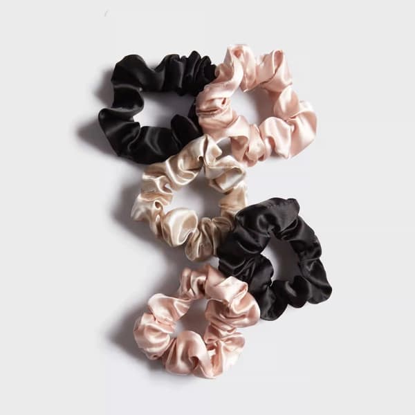Hår Scrunchies til forebyggelse af krus, Satin Hårbånd til forebyggelse af brud