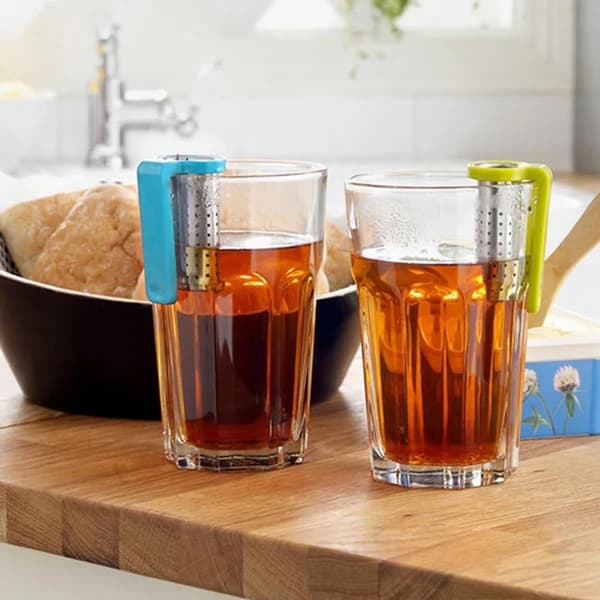 Te-infusionsfiltre i rustfrit stål, te-sæt, tebladssi, diffuser-infuser