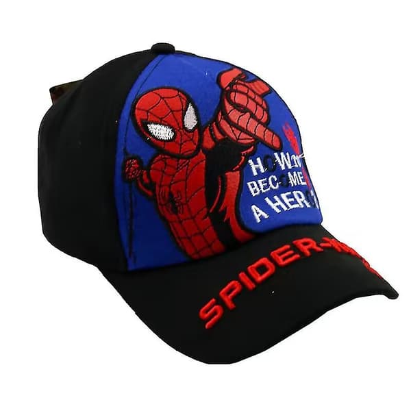Barne Spiderman Baseball Cap Justerbar Snapback Hip-hop Hat