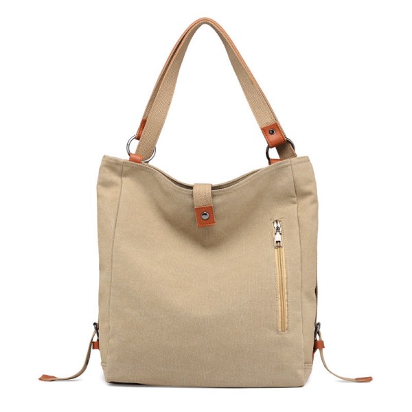 Dam Tote Väska Dam Axelväska Ryggsäck Handväska Stor Canvas Handväska Resväska Messenger