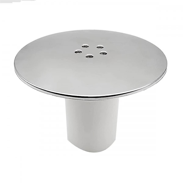 Duschbrunnstäcke, Duschbrunnstäcke 90mm/115mm Plug Drain Ersättningshål Krompläterad