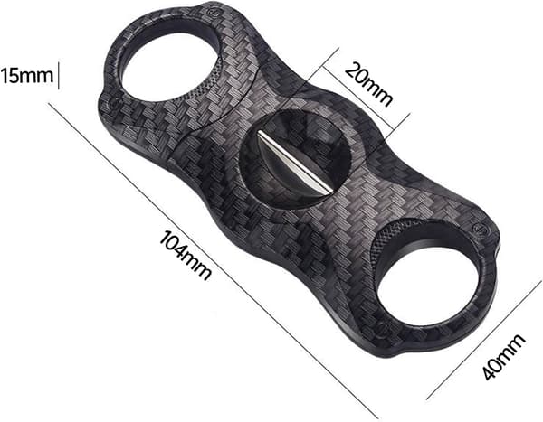 Cigarklipper, rustfrit stål V-Cut blade, perfekt skarphed til de fleste cigarstørrelser