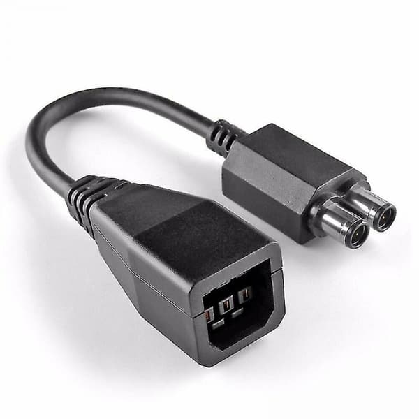 2-port strømadapterkonverter AC-adapterkabel kompatibel med Xbox 360 til Xbox