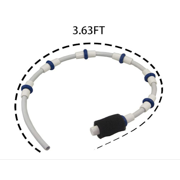 Fuldt Adaptabel Tentacule til Polaris 280 380 180 Vac-Sweep B5 Halebøjle + 5 Skum - 3.63FT