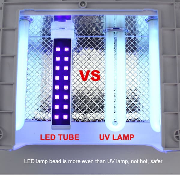 1 stk. Hærdelampe-erstatning 9W UV LED-lampe-rørpære Neglekunst D