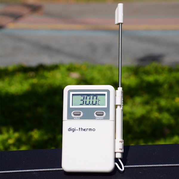 Bærbar digitalt termometer med probe og skærm -50° +300°c