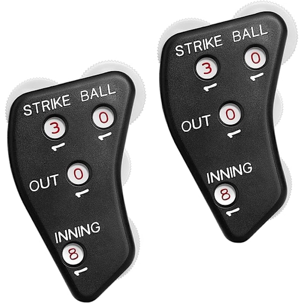 4-hjulet baseball dommerindikator - sort dommerindikator - nyttig baseball