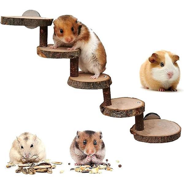 Hamsterklätterleksak, Hamsterstege, Trästege Tuggleksaker Bri