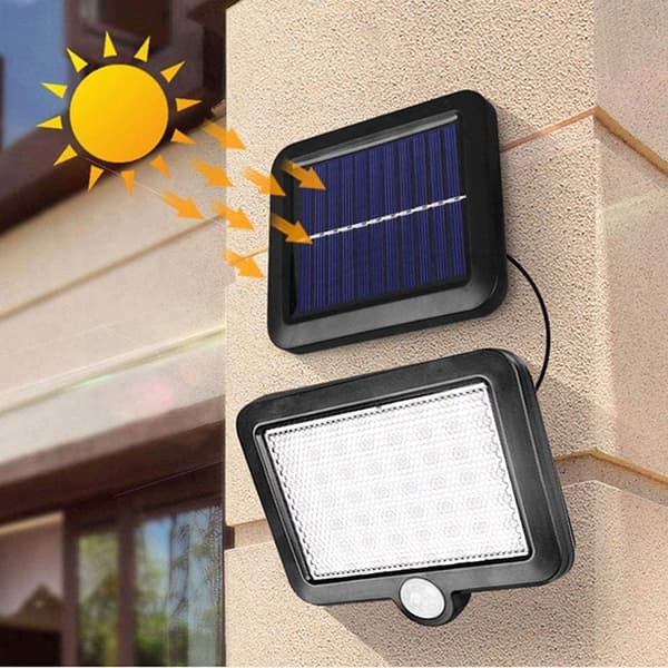 56 LED udendørs solcellelys med bevægelsessensor udendørs have sikkerhed