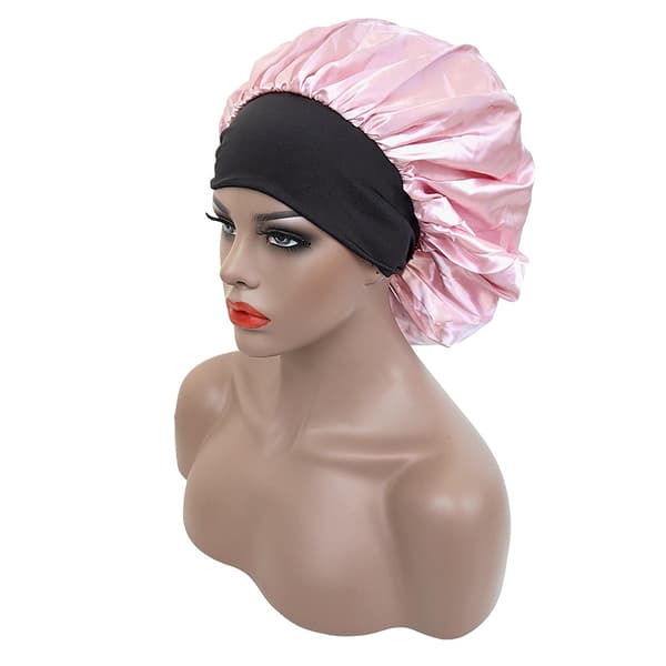 Satin Bonnet, 3 stk. Silke Hår Bonnet til Kvinder Hårpleje, Blød Søvn