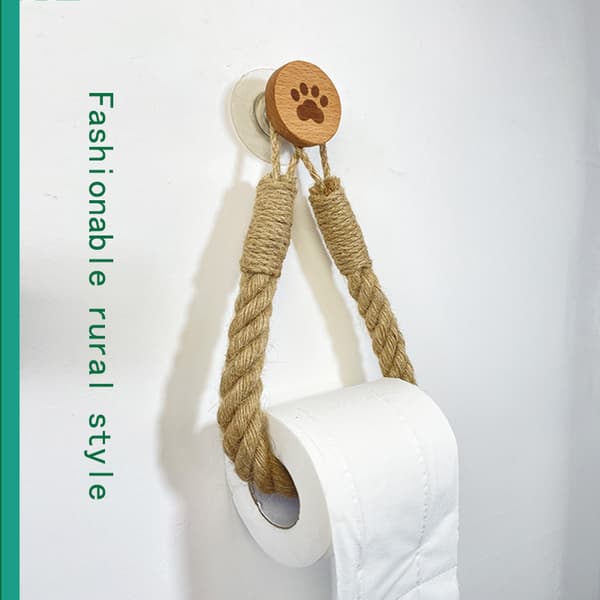Toiletrulleholder i hampereb