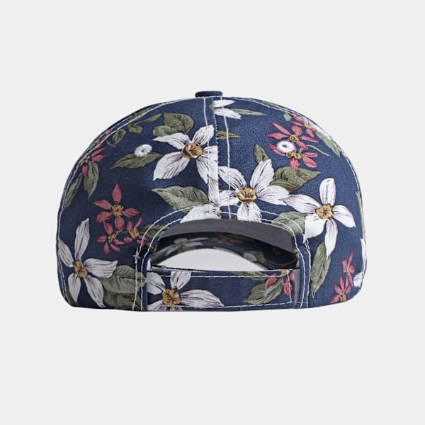 Kvinde Blomster Baseball Cap Bomuld Blad Blomst Trykt Hat Blød Strapback,1stk