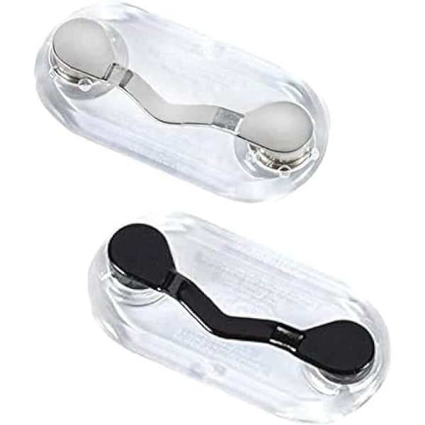 2-pack lasitelineen pidike, magneettinen rintaneula, magneettimerkki, kuulokkeet, luova