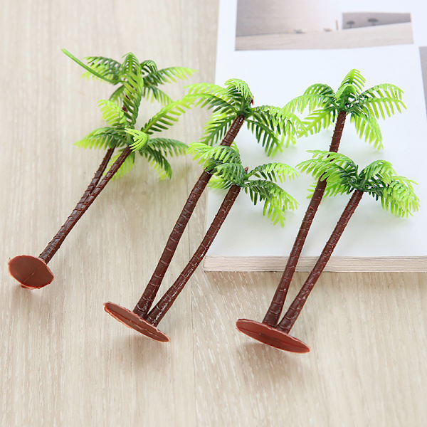 10 stk Mini Kokosnøtt Palme Modell