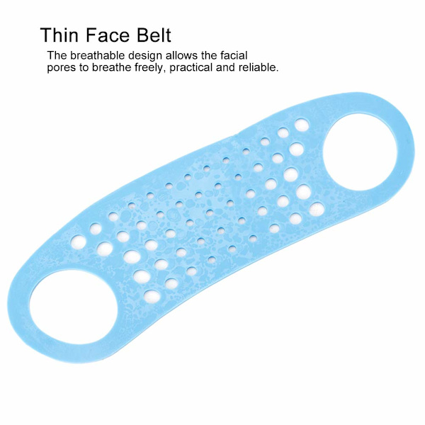 Återanvändbar V-linjemask, ansiktskonturlyftande fast mask, bantning