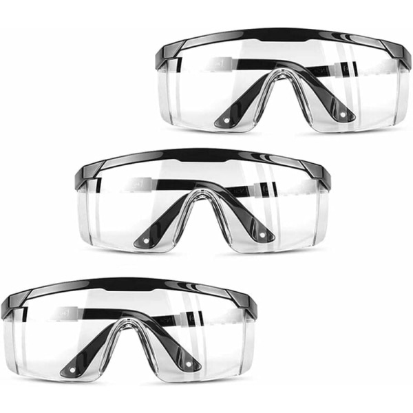3 par pakke premium anti-dug beskyttelsesbriller - Anti-dryp sikkerhedsbriller -