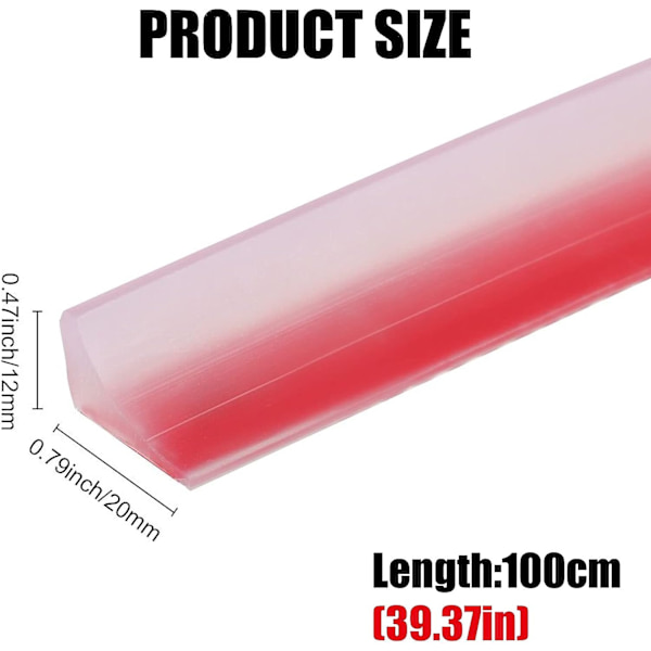 Bruse Float Guard Bar: 3m Selvklæbende Silikone Transparent Sel