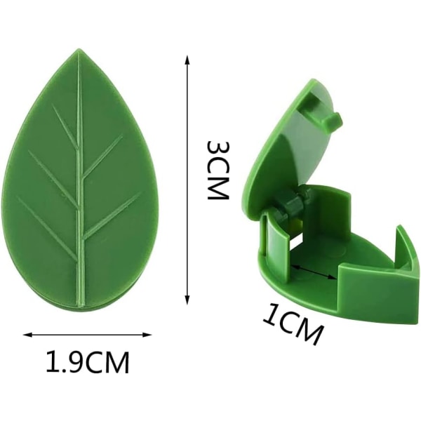 Kasvien kiipeilyseinäkiinnitysklipsit, 50 kpl Kasvien kiinnitysklipsi Itsekiinnittyvä Kasvipaaluklipsi Kasviklipsit, Lehdenmuotoiset kiipeilijät kiipeilykasveille