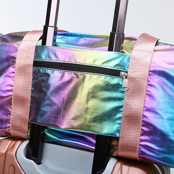 Gym Duffel Bag Kvinner Overnatting Medium Lett Foldbar Weekender Reise Lugg