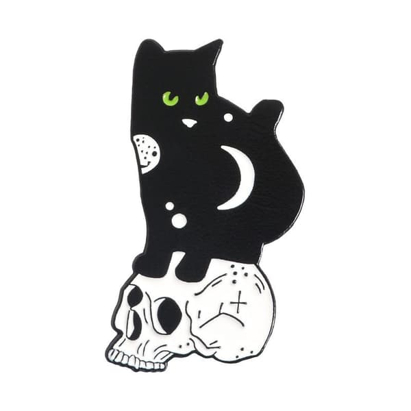 7 søde emaljenåle sæt katte gotiske reversnåle til Valentinsdag Halloween