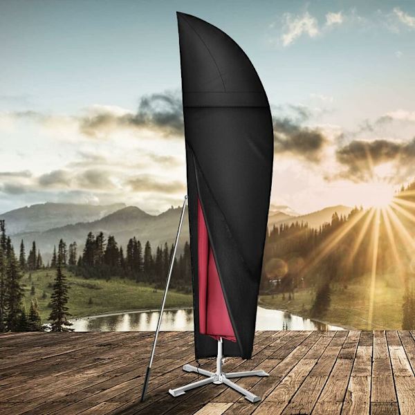 Cantilever Parasol Cover med luftventiler, vandtæt, vindtæt, A