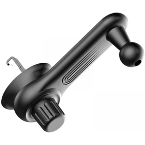 Pakke med dobbel klips biltelefonholder, roterbar luftventilmontering, 17 mm kulehode