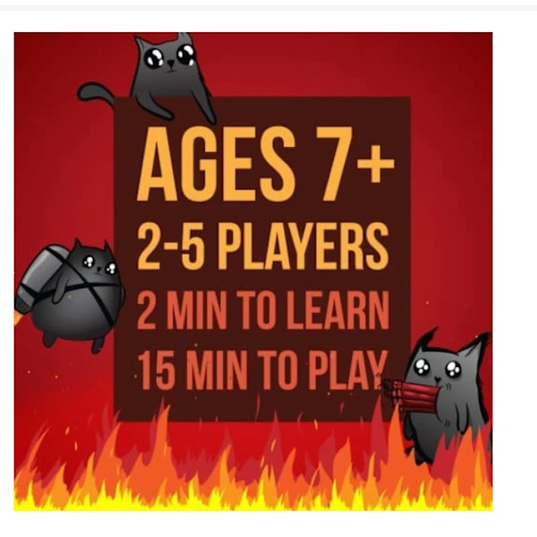 Exploding Kittens - Korttipeli | Perheystävällinen juhlapeli | Russ