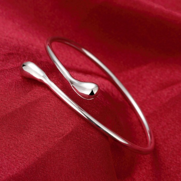 Kreativt sølvbelagt smykkearmbånd (sølv)