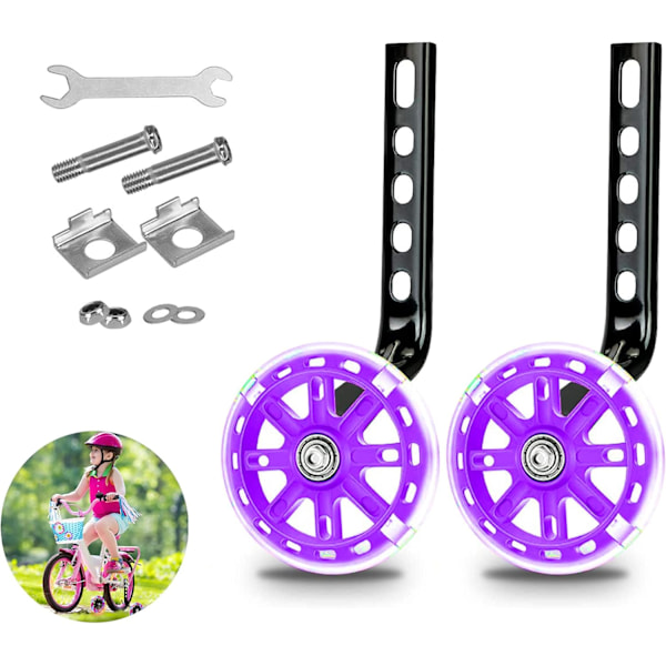 Training Wheels,Children's Bike Support Wheels,Children's Bike Caster,Bike Auxiliary Wheel,Adjustable Children's Training Wheels