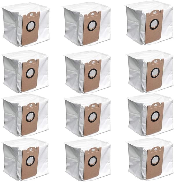 12-pack vattentäta dammsugarpåsar med stor kapacitet för M7 Pro, M8 Pro, M