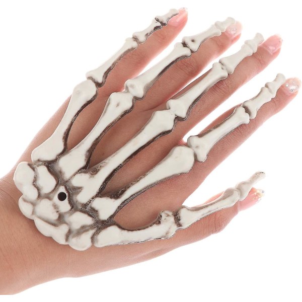 6 par Halloween Skeletthänder Plast Händer i naturlig storlek Halloween Plasthänder Crday Gift