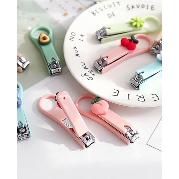 Nagelklippare, 3 st Mini Cartoon Nagelklippare för Barn, Rostfritt Stål Nagelklippare, Säker Design, Lämplig för Pojkar Flickor Damer