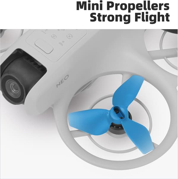 Propeller til DJI Neo Propellerbladers Erstatningspropeller Lettvekt Dronevinger Tilbehør for DJI Neo, 2016S Propeller (Blå)